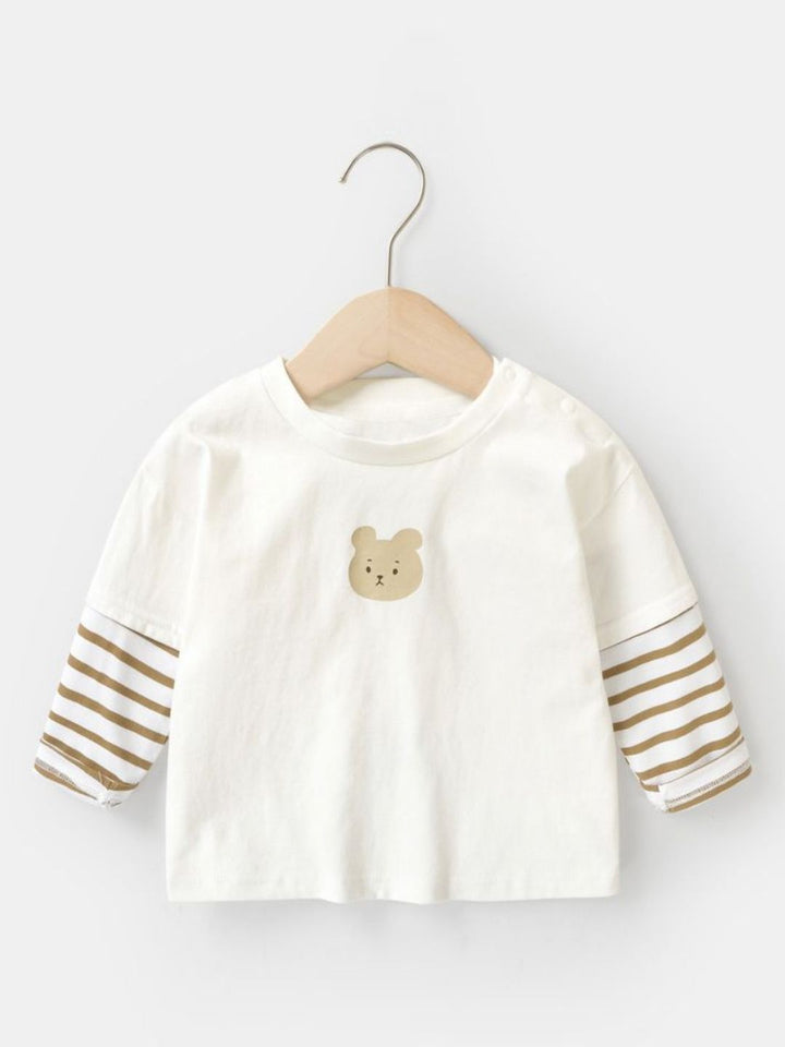 YK Kids Printed Applique T-shirt