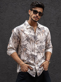 Powerlook Men Opaque Printed Casual Shirt