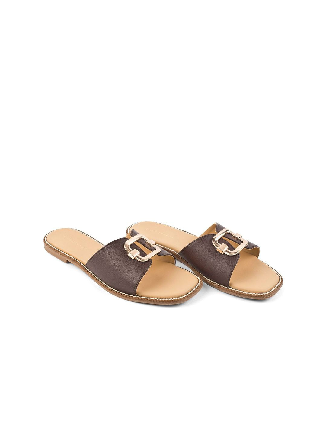 Lino Perros Women Open Toe Flats