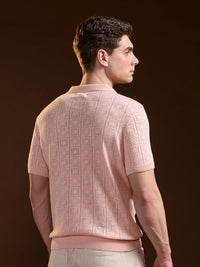 THE BEAR HOUSE Men Polo Collar Slim Fit T-shirt