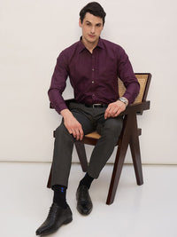 DENNISON Men Smart Tapered Fit Pleated Trousers
