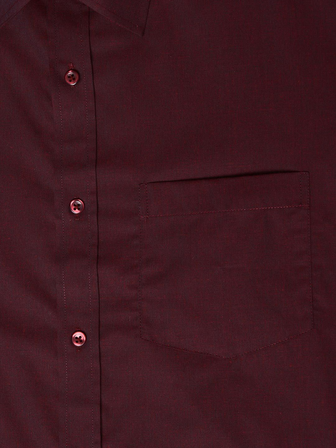Hancock Maroon Formal Shirt