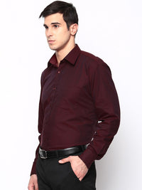 Hancock Maroon Formal Shirt
