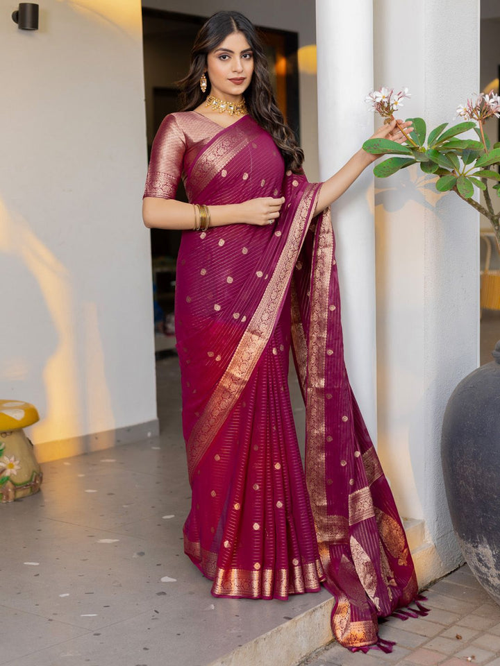 Saree mall Woven Design Zari Banarasi Sarees