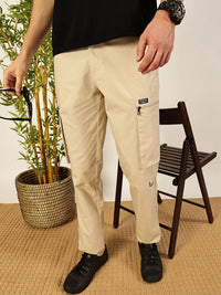 Thomas Scott Men Smart Cricket Club Collection Easy Wash Cargo Trousers