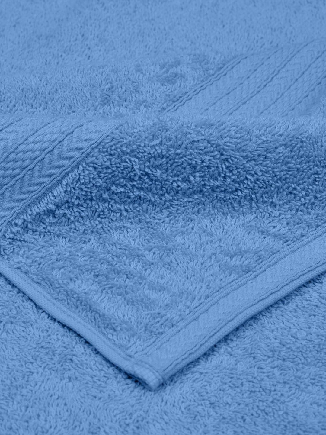 BOMBAY DYEING Blue Cotton 450 GSM Bath Towel
