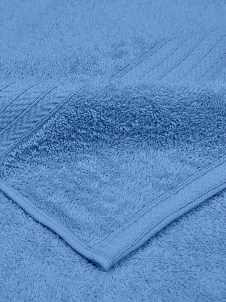 BOMBAY DYEING Blue Cotton 450 GSM Bath Towel