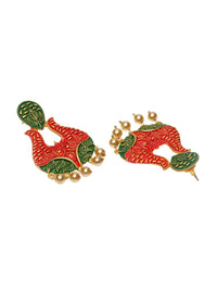 Anting-anting Drop Kontemporari Anouk Saduran Emas
