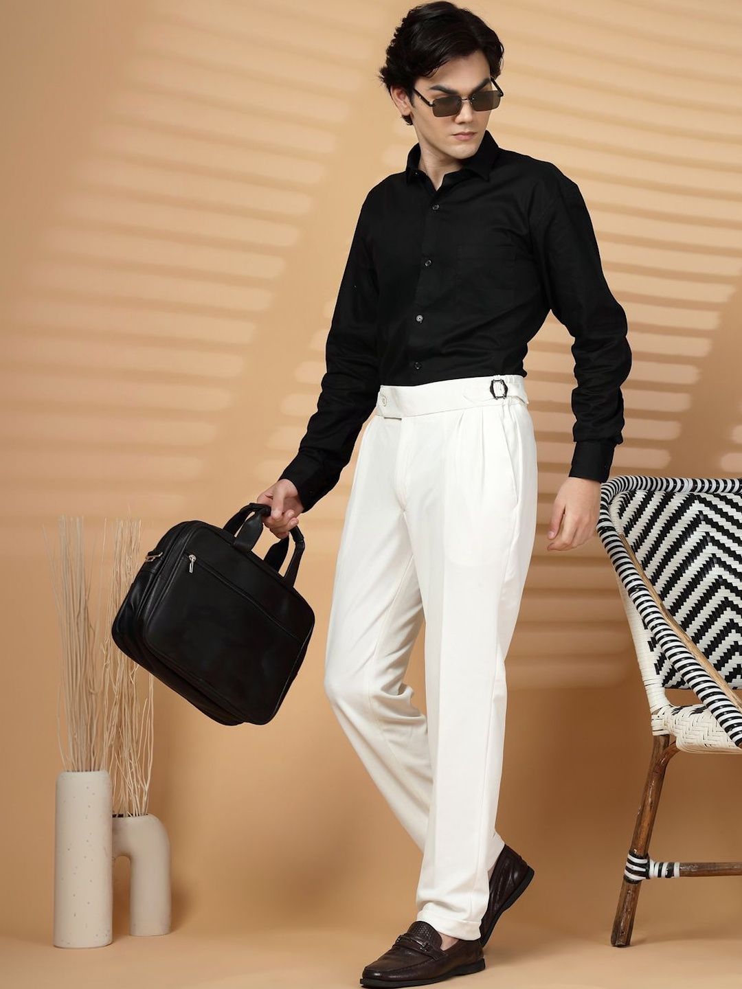 Moda Rapido Men Slim Fit Easy Wash Pleated Seluar