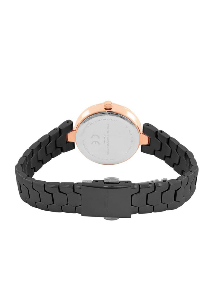 Sambungan Perancis Wanita Dial Gelang Gaya Gelang Tali Reset Masa Analog Watch FCH09BM