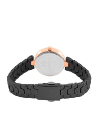 Sambungan Perancis Wanita Dial Gelang Gaya Gelang Tali Reset Masa Analog Watch FCH09BM