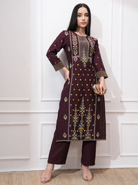 Vishudh Women Floral Embroidered Regular Kurta with Trousers