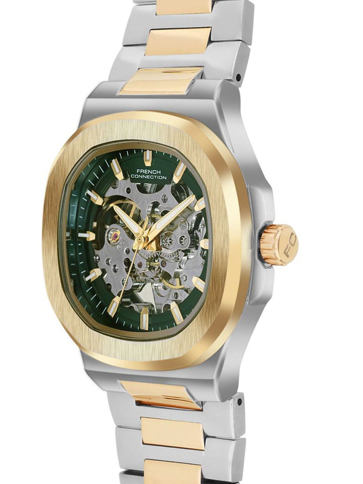 French Connection Men Stainless Steel Straps Analogue Automatic Motion Watch FCN0149NTM