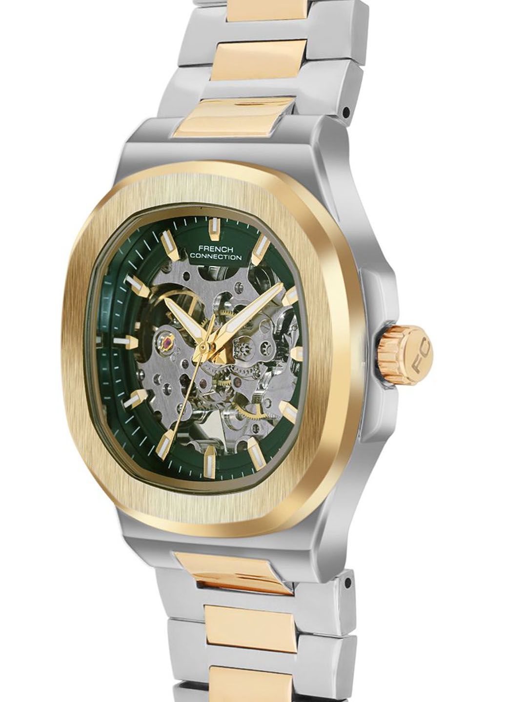French Connection Men Stainless Steel Straps Analogue Automatic Motion Watch FCN0149NTM