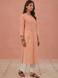 House of Chikankari Women Ethnic Motifs Embroidered Chikankari Kurta