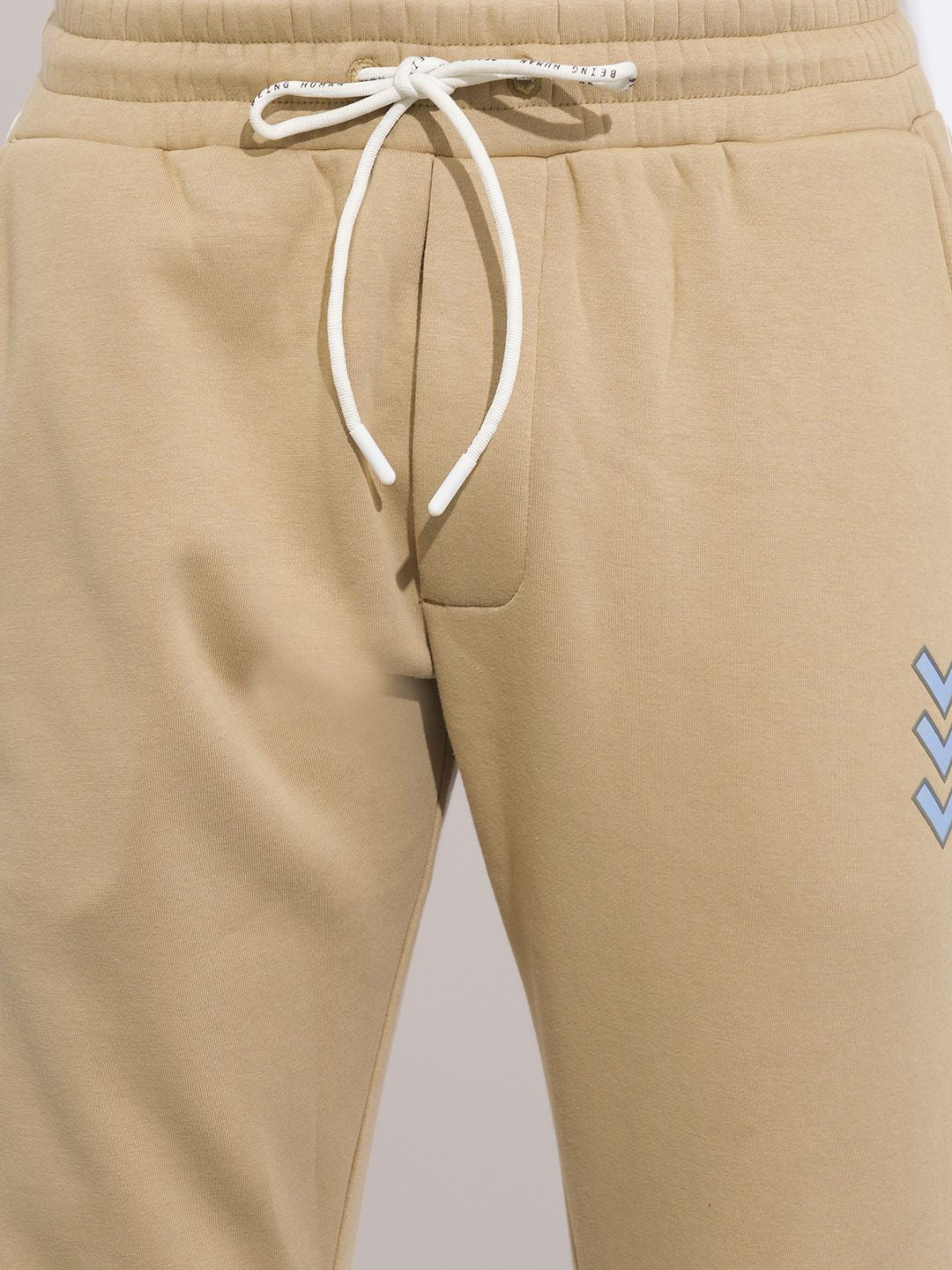 Being Human Solid Men Mid-Rise Track Pants