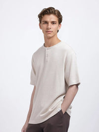RARE RABBIT Men Pockets Boxy T-shirt
