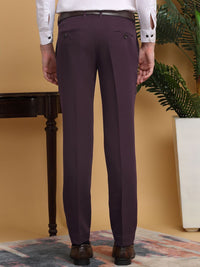 KLOTTHE Men Mid-Rise Slim Fit Formal Trouser