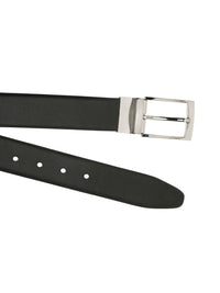 Teakwood Leathers Men Textured Leather Reversible Formal Belt