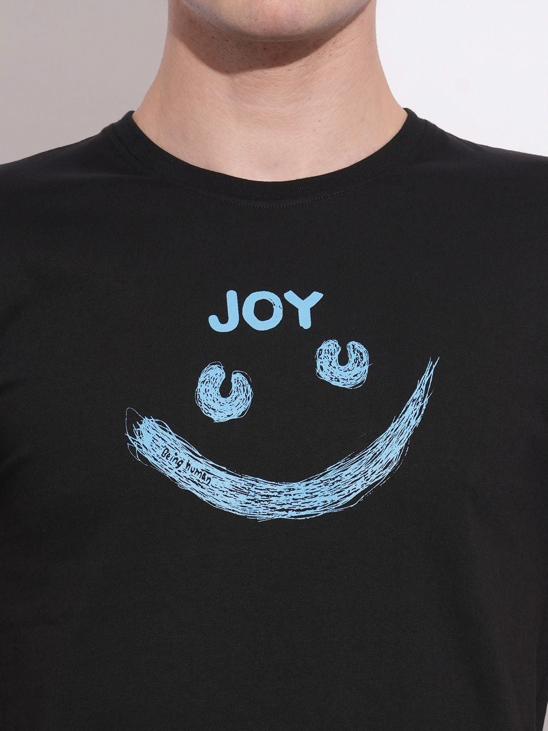 Being Human Men Graphic Printed Round Neck Cotton Slim Fit T-shirt