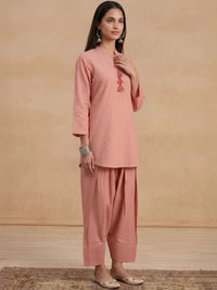 House of Chikankari Women Regular Chikankari Kurta with Trousers