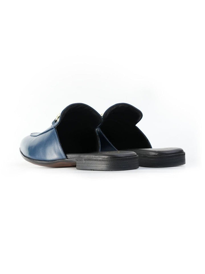 MONKSTORY Horsebit Classic Mules - Biru