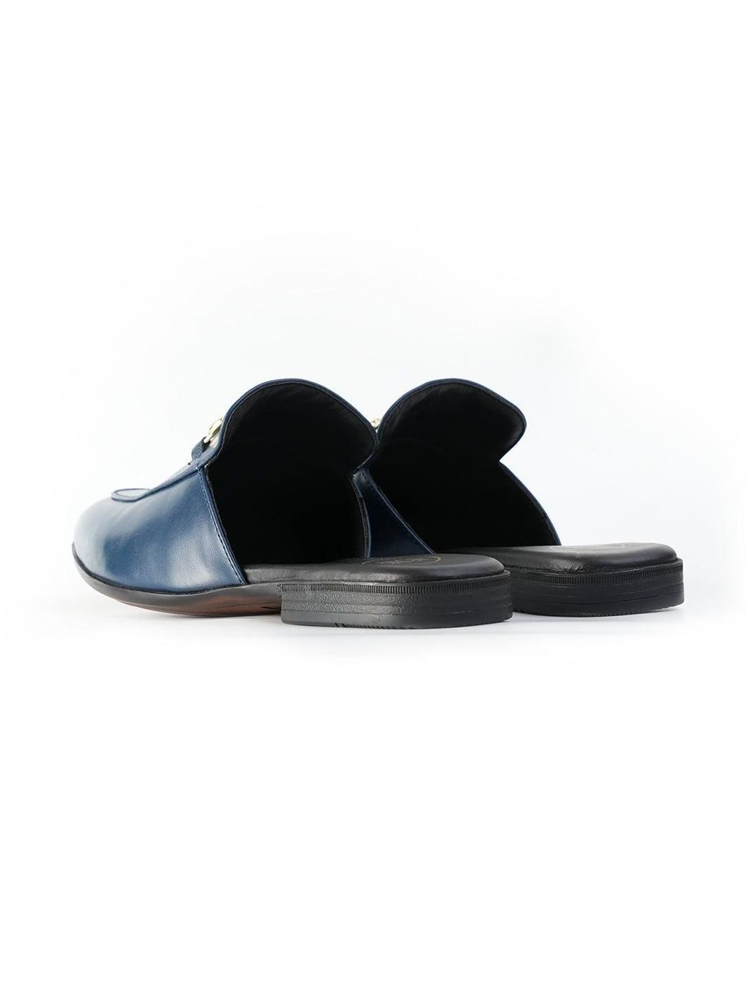 MONKSTORY Horsebit Classic Mules - Biru