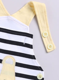 Moms Love Infant Boys Pure Cotton Striped Rompers