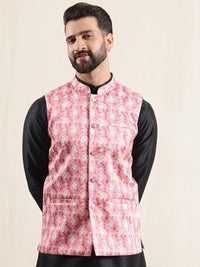 Jaket Nehru Bercetak Geometrik Anouk