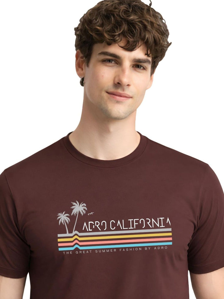 ADRO Men Typography Printed T-shirt