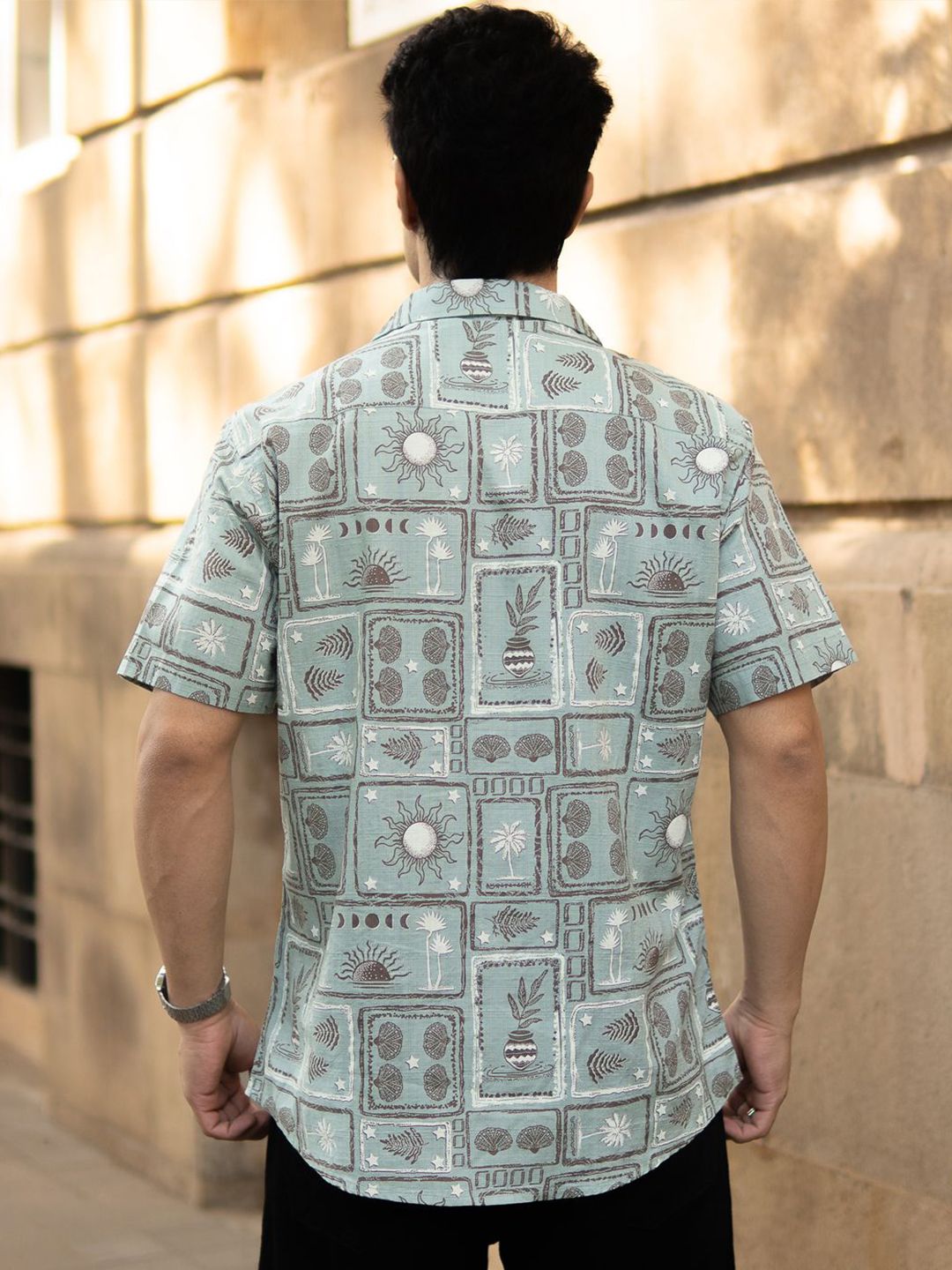Powerlook Men Opaque Printed Casual Shirt