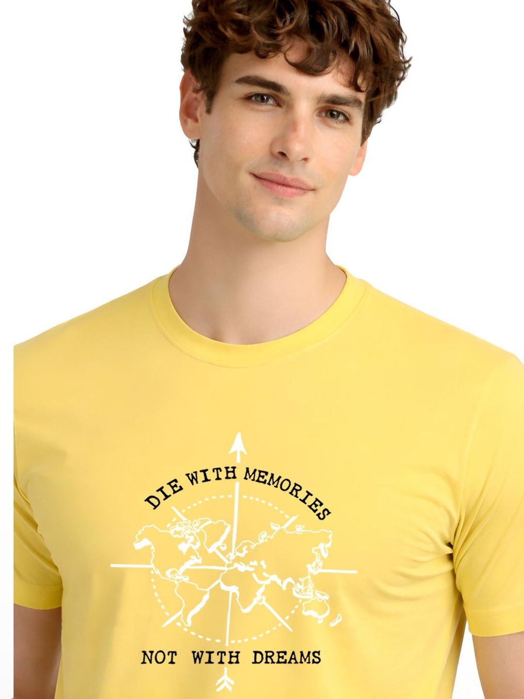 ADRO Men Typography Printed T-shirt