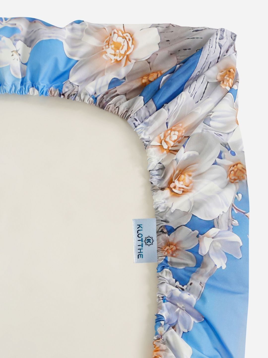 Klotthe Animal Printed Fitted 400 TC Double King 7D Bedsheet & 2 Pillow Cover- 250X225 cm
