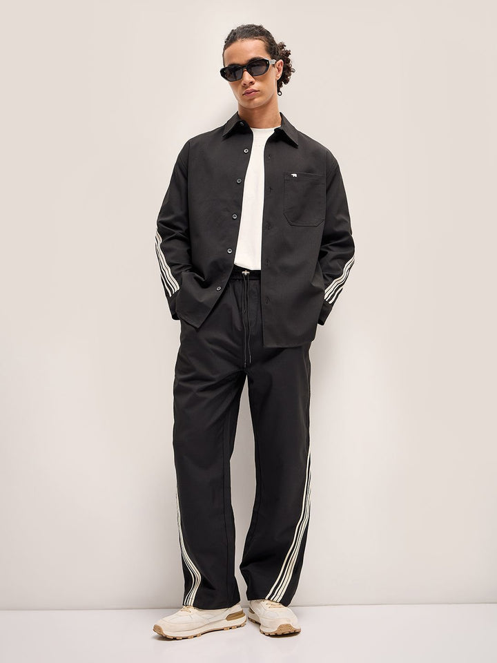 THE BEAR HOUSE Men Checked Straight Fit Casual Pant