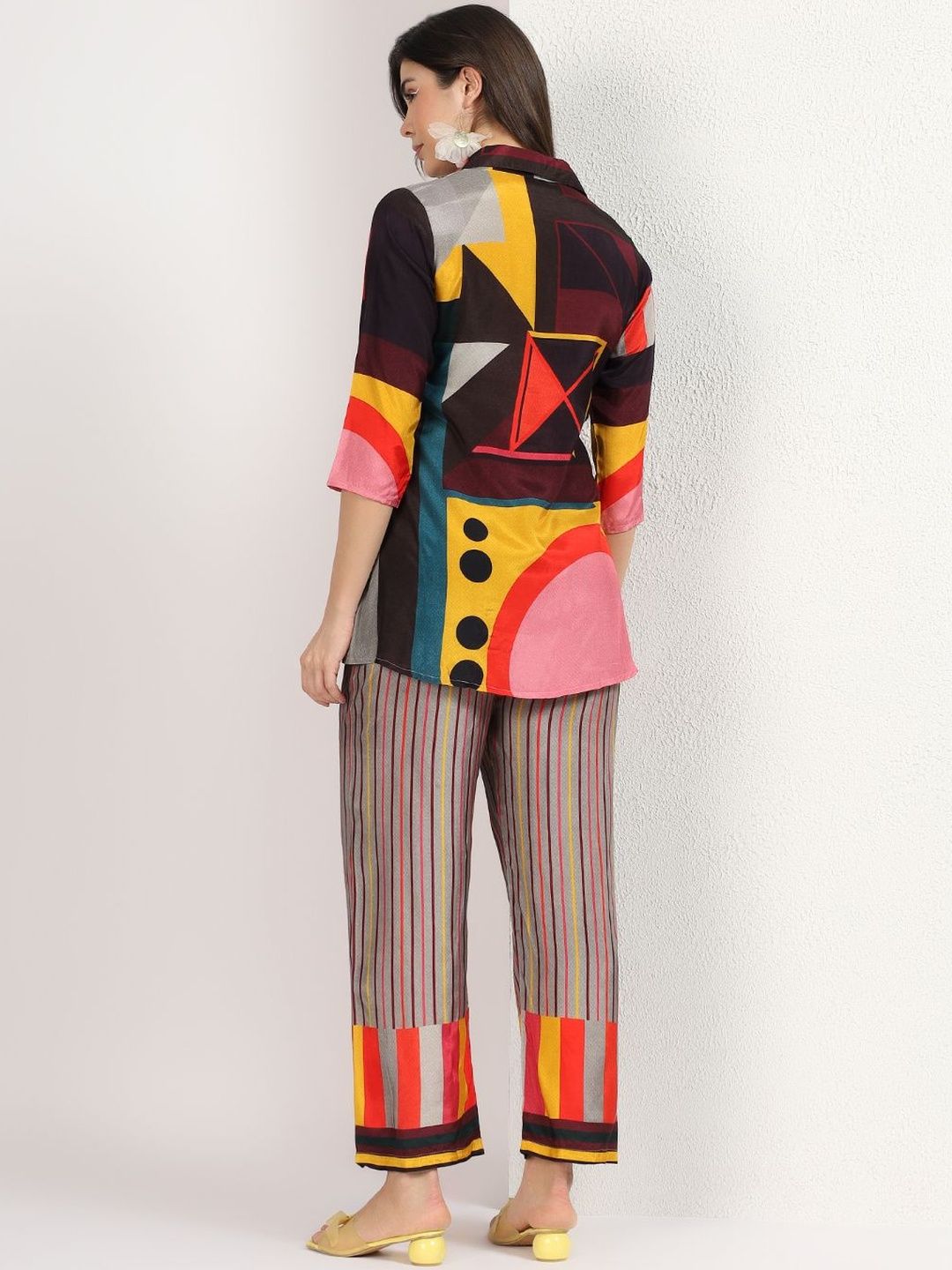 Mamicha Printed Shirt with Trousers
