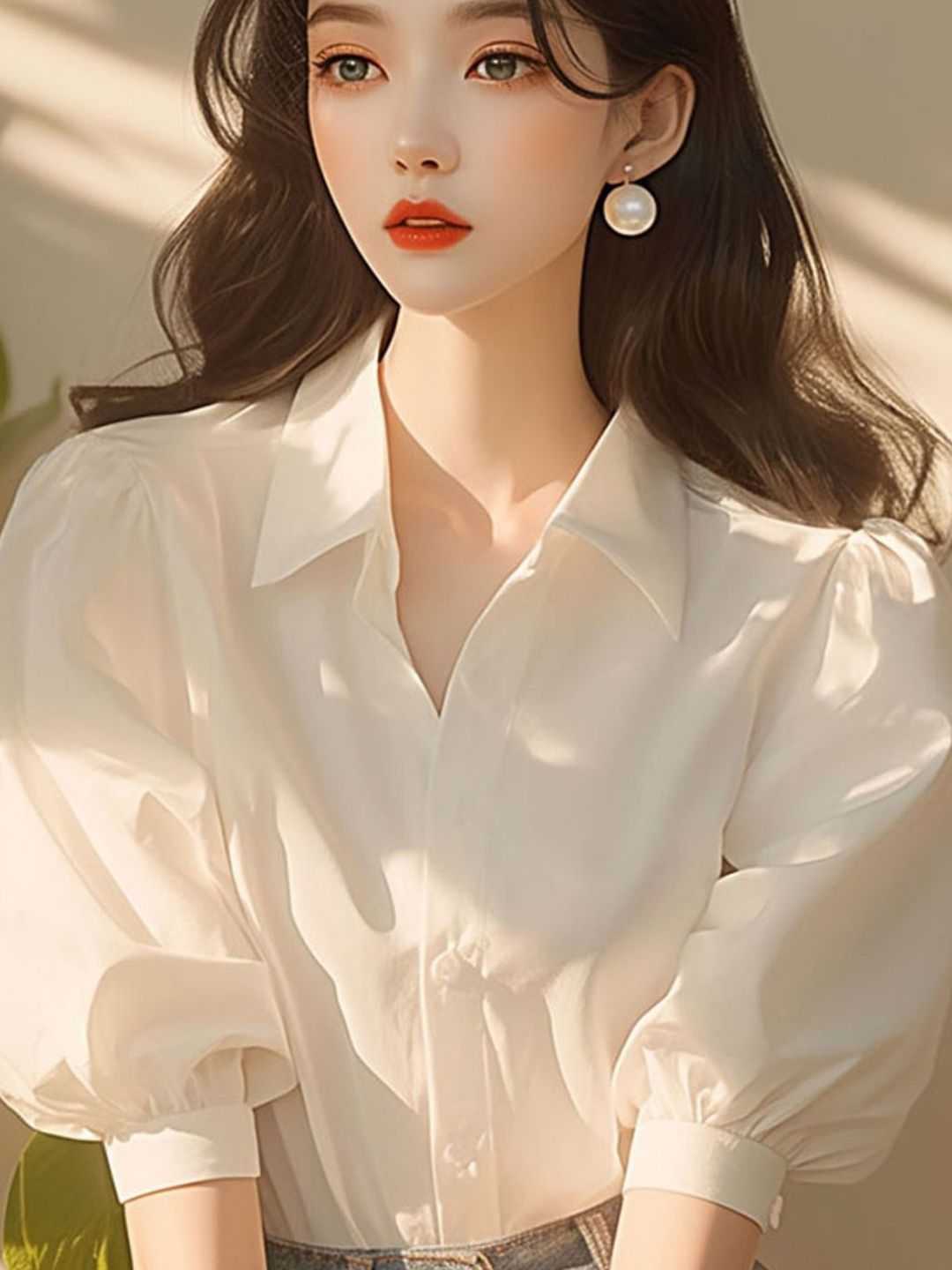 DressBerry Women Solid Casual Long Sleeves Regular Fit Shirt