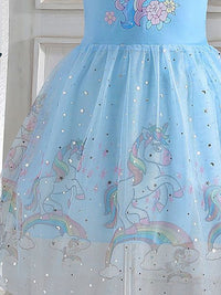 YK Floral Print Fit & Flare Dress