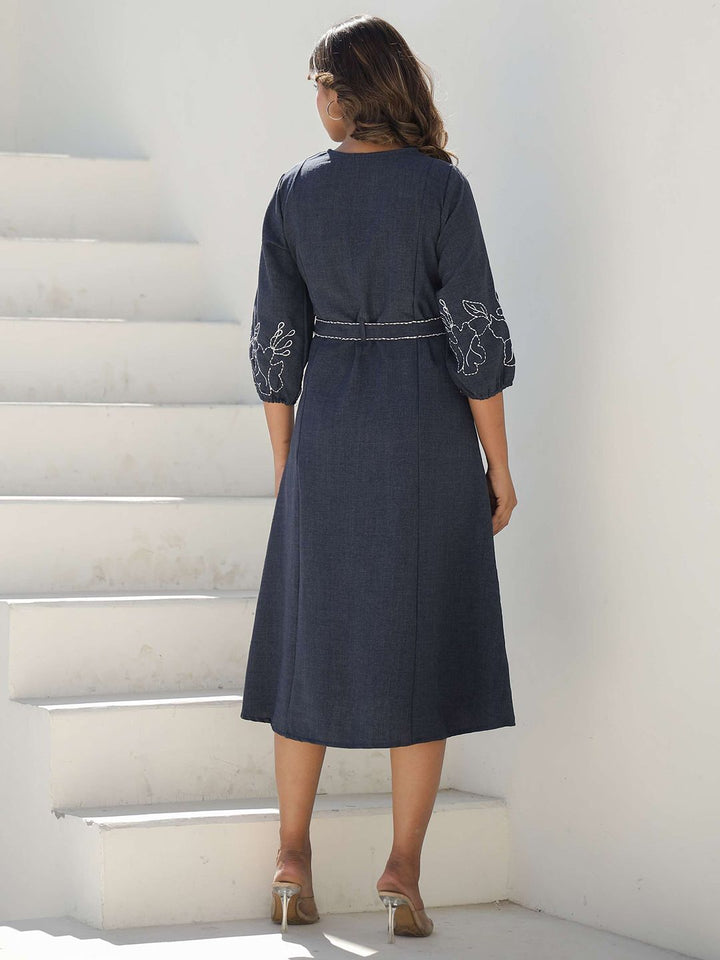 Mamicha Midnight Grace Cotton Dress