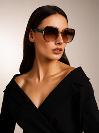 IDEE Women Square Sunglasses with UV Protected Lens IDS3037C2SG