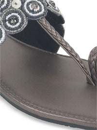 Mochi Women Ethnic One Toe Flats