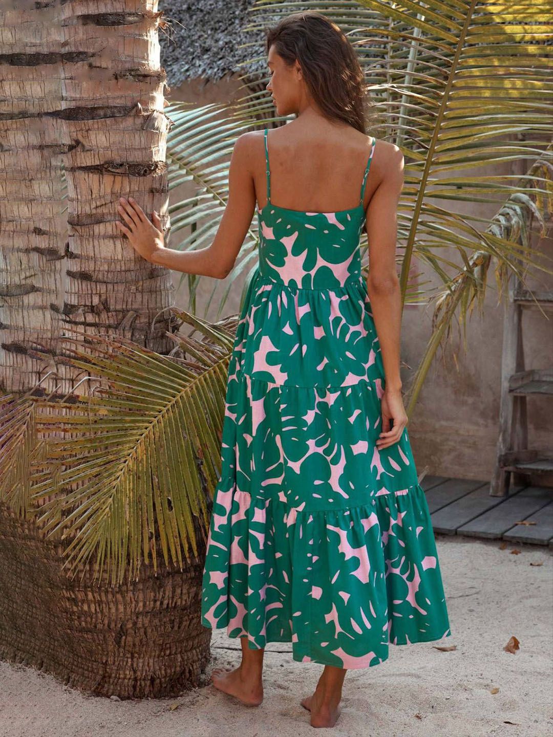 all about you Women Floral Print A-Line Midi Dress
