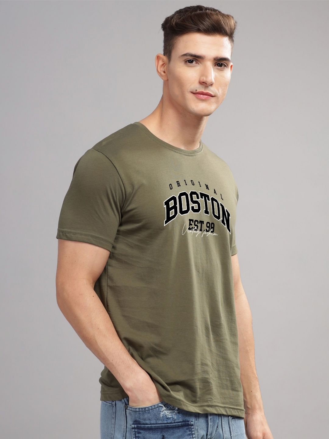 ADRO Men Printed T-shirt