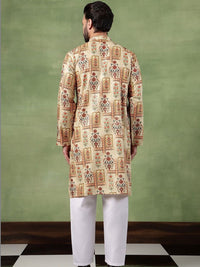 SOJANYA Men Floral Printed Kurta