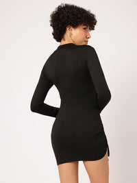 DressBerry Ruched Rhapsody Bodycon Mini Dress