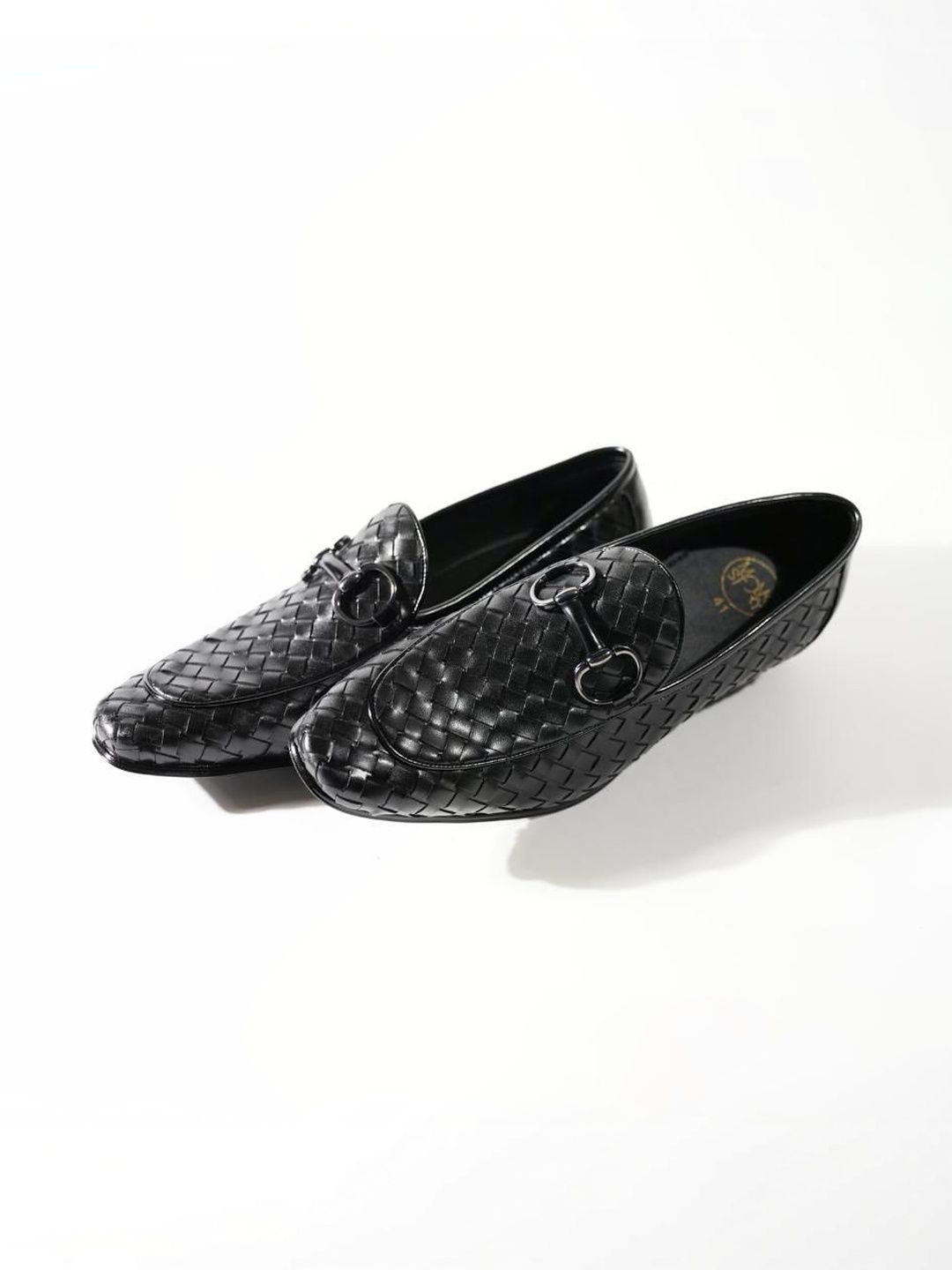 MONKSTORY Men Horsebit Smart Hand Woven Slip-Ons Loafers
