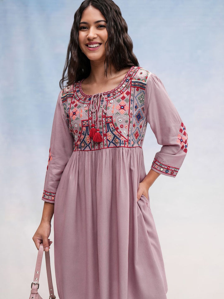 Vishudh Women's A-Line Mini Dress