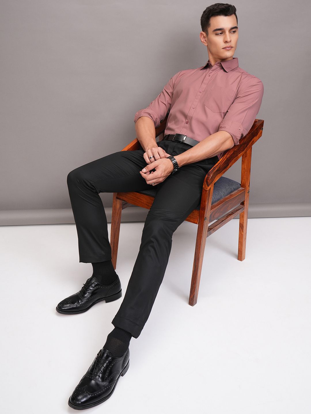 HIGHLANDER Men Slim Fit Shirt