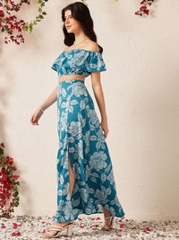 Street 9 Printed Top & Skirt Co-Ords