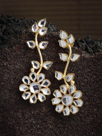 Anting-anting Jatuh Bunga Bersalut Emas Anouk