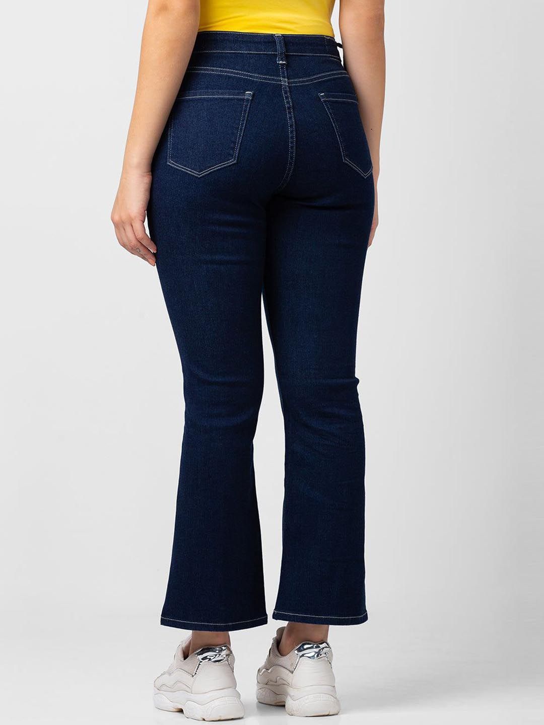 SPYKAR Women Bootcut High-Rise Stretchable Jeans